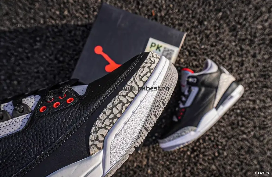 Cement Retro SHIP TO PK Jordan GOD READY Air 3 RETAIL MATERIALS Black 0517